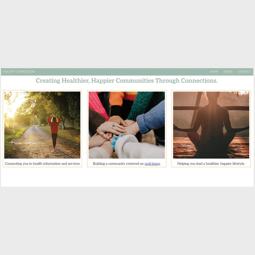 Healthy Connections Cover